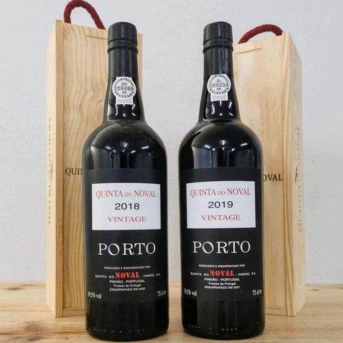 2018 & 2019 Quinta do Noval - Vintage Port -  Porto  - 2, Verzamelen, Wijnen