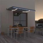 vidaXL Auvent manuel rétractable avec LED 350x250 cm, Jardin & Terrasse, Neuf, Verzenden