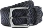 Suitable Riem Structuur Leer Navy maat 95 Heren, Kleding | Heren, Riemen en Ceintuurs, Verzenden, Echt leder, Nieuw, Suitable