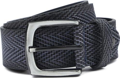 Suitable Riem Structuur Leer Navy maat 95 Heren, Kleding | Heren, Riemen en Ceintuurs, Riem of Ceintuur, Nieuw, Echt leder, Verzenden