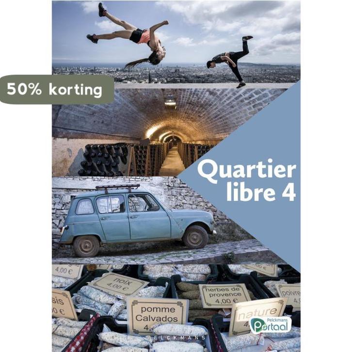 Quartier libre 4 Livre de lélève (incl. Pelckmans Portaal), Boeken, Schoolboeken, Gelezen, Verzenden