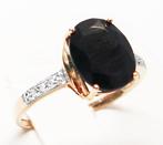 Zonder Minimumprijs - Ring - 14 karaat Geel goud Saffier -, Handtassen en Accessoires, Ringen, Nieuw