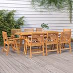 vidaXL Tuintafel 200x90x75 cm massief acaciahout, Tuin en Terras, Verzenden, Nieuw
