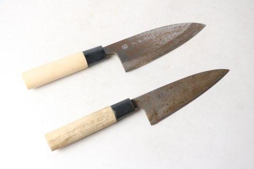 KATANA   Deba , - Keukenmes - Kitchen knife set -, Antiek en Kunst, Antiek | Keukengerei