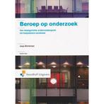 Beroep op onderzoek, Boeken, Verzenden, Nieuw