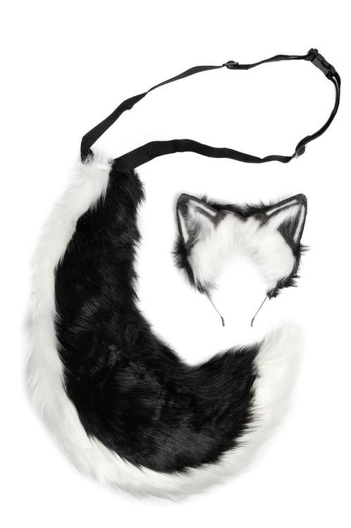 Haarband Furry Oren Staart Set Zwart Wit Stinkdier Kat Poes, Vêtements | Femmes, Costumes de carnaval & Vêtements de fête, Enlèvement ou Envoi