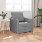 vidaXL Vloerslaapbank met kussen Lichtgrijs 74 x 77 x 81 cm, Huis en Inrichting, Zetels | Zetels, Verzenden, Nieuw