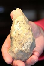 Paleolithisch Vuursteen Uniface, schraper - 105 mm (Zonder