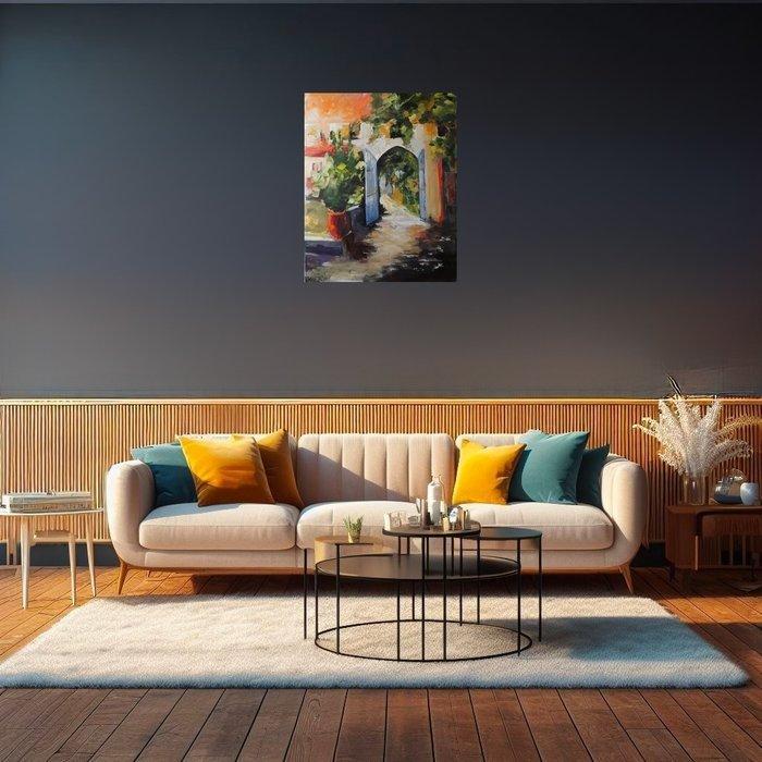 Marie Ferrand - Depart ou retour, Antiek en Kunst, Kunst | Schilderijen | Modern