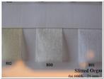 Lint organza slitted 25 mm rol m - 206 fuchsia/azalea, Nieuw