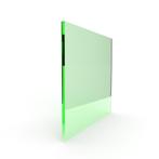 Enkel glas gekleurd 6 mm groen, Verzenden, Nieuw