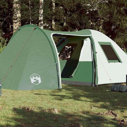 vidaXL Koepeltent 6-persoons waterdicht groen, Caravans en Kamperen, Tenten, Nieuw, Verzenden