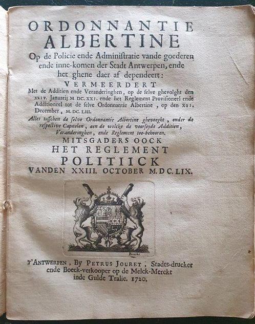 Aartshertogen Albrecht en Isabella - Petrus Jouret:, Antiek en Kunst, Antiek | Boeken en Manuscripten