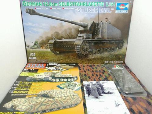 Tamiya + Trumpeter + Italeri - Jouet Germania 1942/45 con 4, Kinderen en Baby's, Speelgoed | Overig