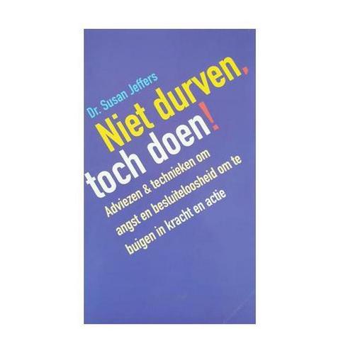 NIET DURVEN TOCH DOEN 9789025291945 S. Jeffers, Boeken, Psychologie, Zo goed als nieuw, Verzenden