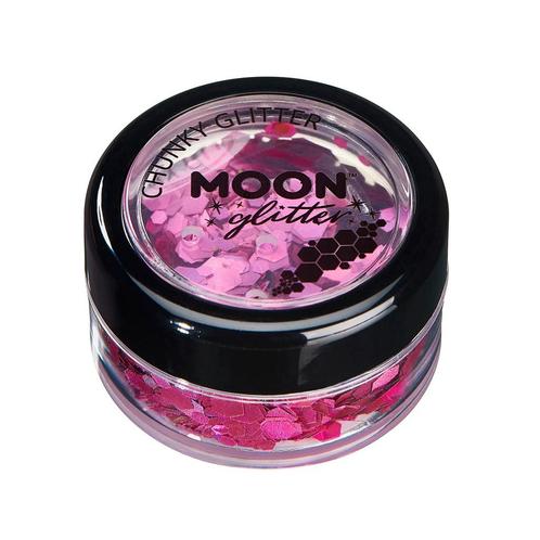 Moon Glitter Holographic Chunky Glitter Pink 3g, Hobby & Loisirs créatifs, Articles de fête, Envoi