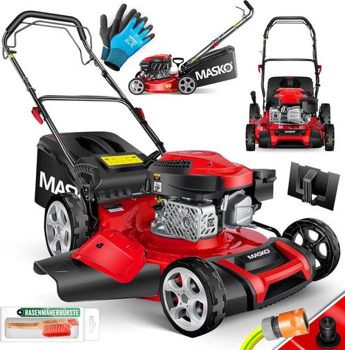 MASKO® Benzinegrasmaaier 5-in-1 | 51 cm maaibreedte | 8-voud, Doe-het-zelf en Bouw, Gereedschap | Overige machines, Verzenden