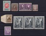 België 1915/1949 - Samenstelling variëteiten en curiositeit,, Postzegels en Munten, Gestempeld