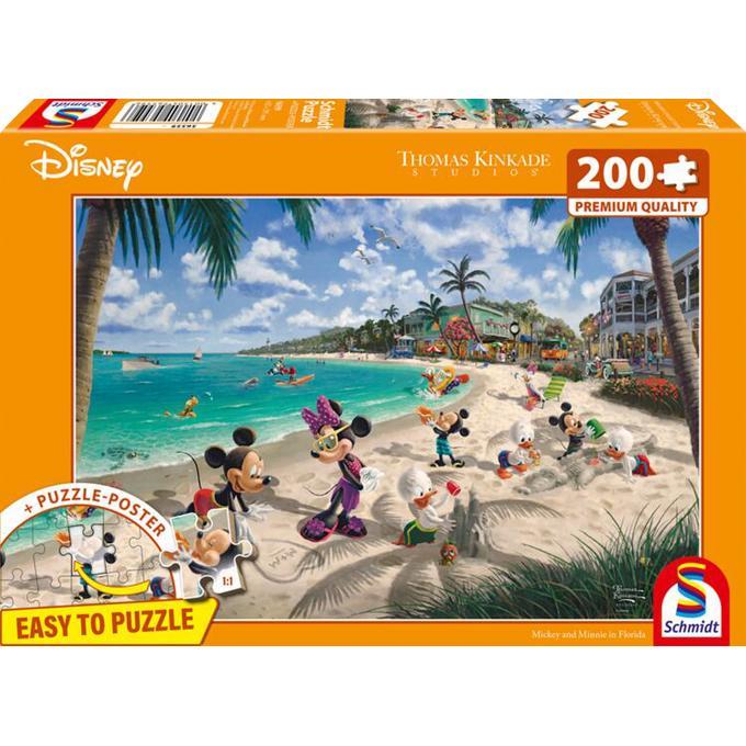 Disney Dreams Puzzel Mickey Mouse in Florida (200 stukken), Collections, Disney, Enlèvement ou Envoi