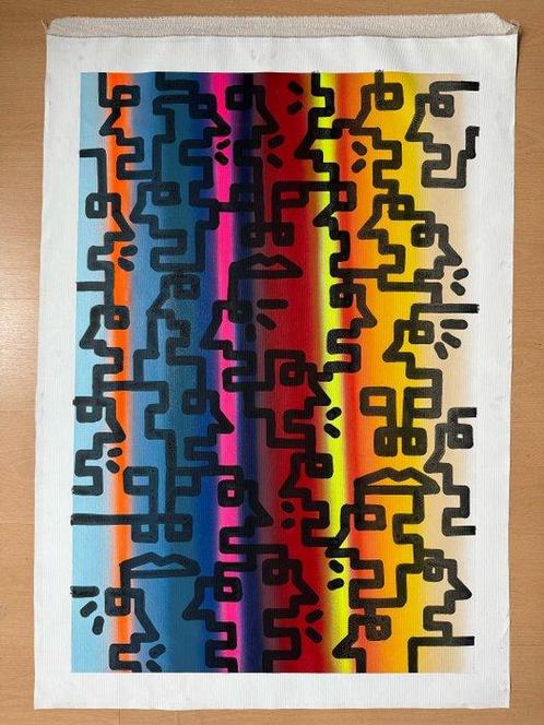 MrKas (1980) - Manifestations à Paris - XL, Antiek en Kunst, Kunst | Schilderijen | Modern