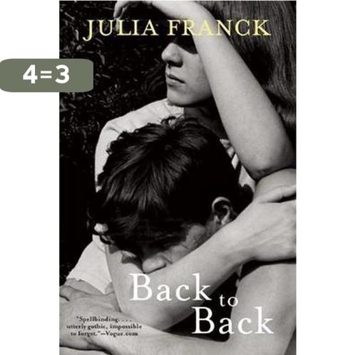 Back to Back 9780802122872 Julia Franck, Boeken, Overige Boeken, Gelezen, Verzenden