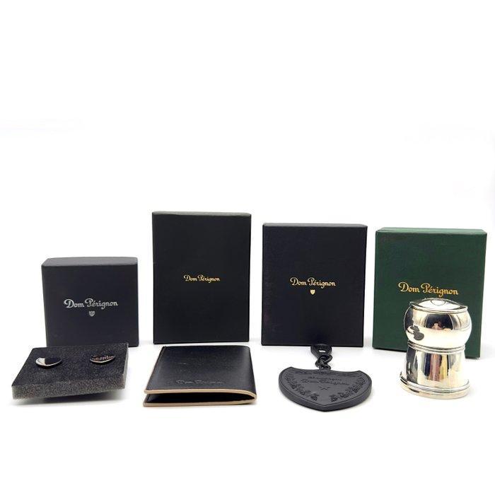 Dom Pérignon, 4 Collectibles ~ Cufflinks ~ Card Holder ~, Verzamelen, Wijnen