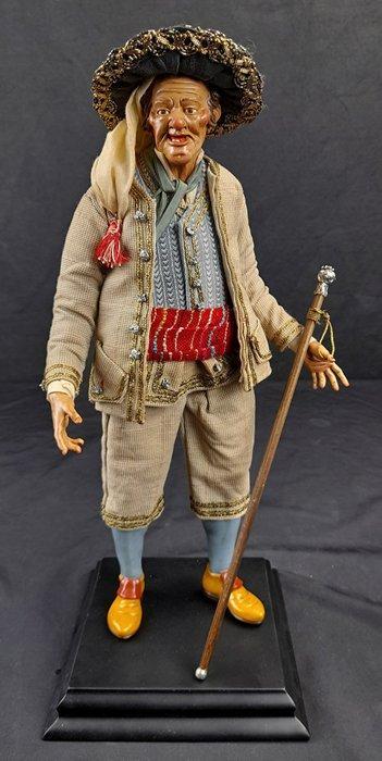 Beeldje - Uomo rustico con cappello - Aardewerk, Antiek en Kunst, Kunst | Niet-Westerse kunst