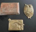 Vide-poche (3) - France - jachttaferelen / hibou, Antiquités & Art, Curiosités & Brocante
