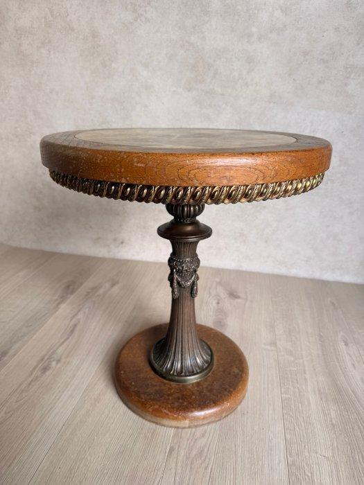 Bijzettafel - Hout, Brons, Marmer, Metaal, Antiquités & Art, Curiosités & Brocante