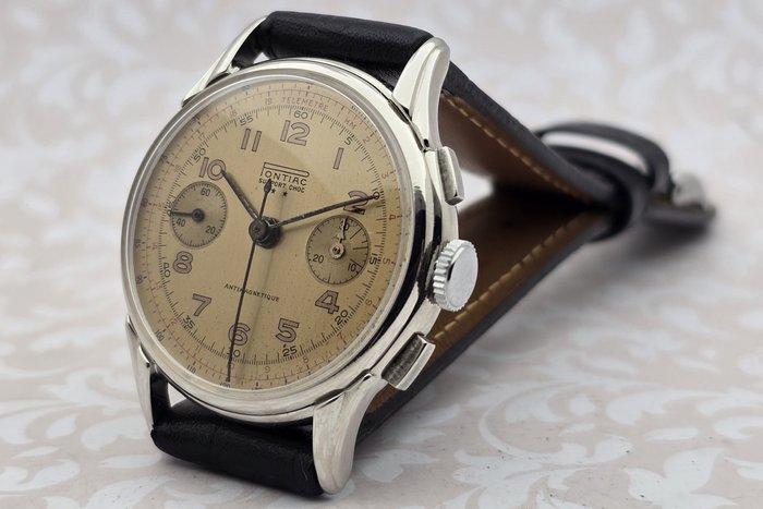 Chronographe Suisse - Pontiac - Cal. Landeron 148 - Zonder, Handtassen en Accessoires, Horloges | Heren