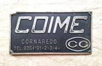 Coime Cornaredo - Industriële plaat - Plaque - Metaal