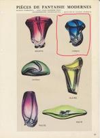 Val Saint Lambert - René Delvenne - Vaas - Conque - Kristal