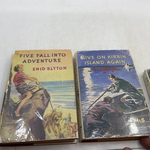 Enid Blyton - Five adventure novels in The Famous Five, Antiek en Kunst, Antiek | Boeken en Manuscripten