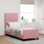 vidaXL Bed Frame Roze 80x200 cm Velvet, Verzenden, Nieuw