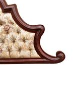 Bed - Hout, Textiel - Bedhoofdbord uit de jaren 1900