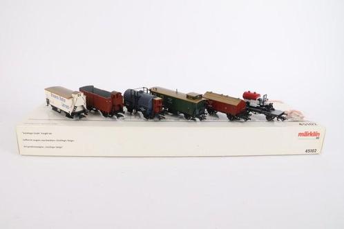 Märklin H0 - 45102 - Ensemble de wagons de marchandises pour, Hobby en Vrije tijd, Modeltreinen | H0