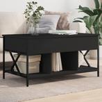 vidaXL Table basse noir 100x55x50 cm bois dingénierie, Maison & Meubles, Tables | Tables de salon, Neuf, Verzenden