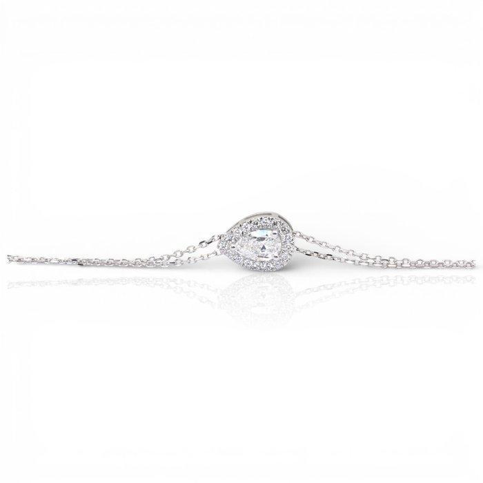 Armband - 18 karaat Witgoud - 0.60ct. tw. Diamant, Bijoux, Sacs & Beauté, Bracelets