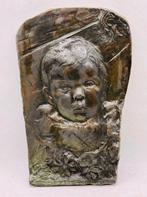 Mariano Benlliure (1862-1947) - Reliëf, Retrato de Niño - 33