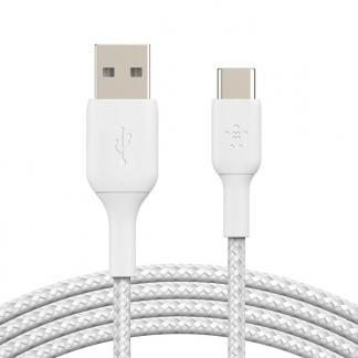 Huawei oplaadkabel | USB C 2.0 | 2 meter (Nylon, Wit), Telecommunicatie, Mobiele telefoons | Toebehoren en Onderdelen, Verzenden