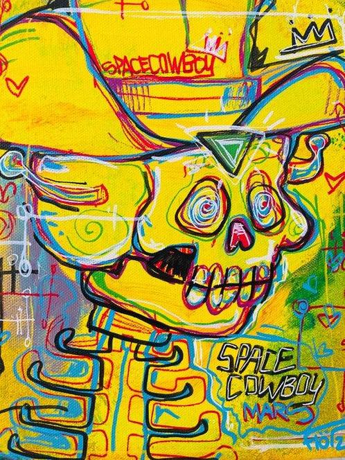 Flör (1978) - Spacecowboy from Mars, Antiek en Kunst, Kunst | Schilderijen | Modern