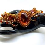 Collier ras du cou en ambre baltique naturel - Ambre -