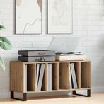 vidaXL Recordkast Artisan Eiken 100x38x48 cm Bewerkt Hout, Huis en Inrichting, Woonaccessoires | Cd- en Dvd-rekken, Verzenden