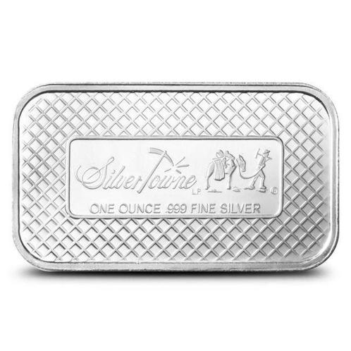 1 Troy Ounce - Zilver .999 - 1 oz Retro Prospector 999 Fine, Postzegels en Munten, Edelmetalen en Baren