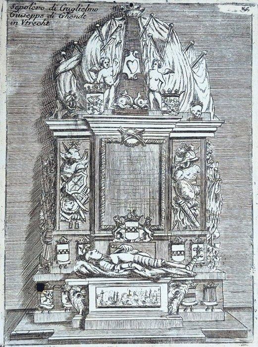 School of the XVIIth century - 4 Dutch Prints, Antiek en Kunst, Antiek | Overige Antiek