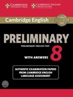 Cambridge English Preliminary 8 students book pack, Verzenden, Zo goed als nieuw