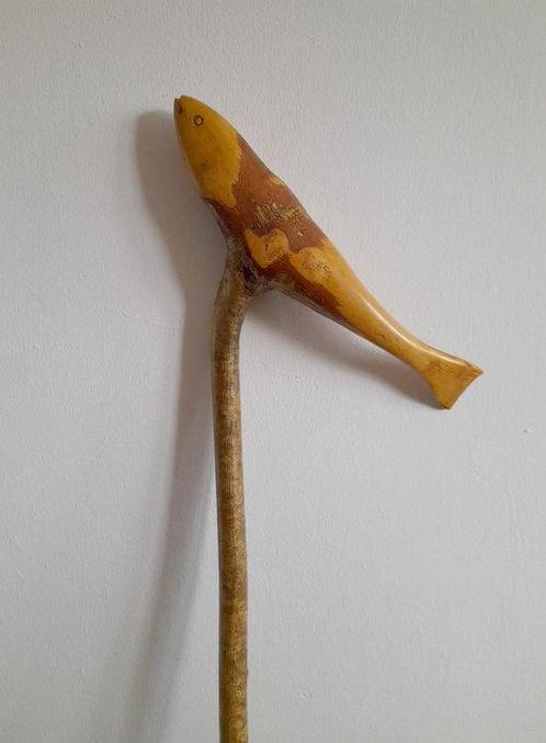 Canne de marche - Bois - Canne de campagne, Antiek en Kunst, Curiosa en Brocante