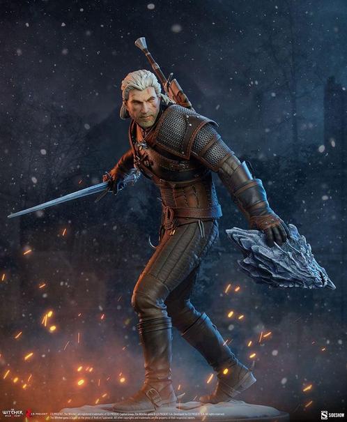 The Witcher 3: Wild Hunt Statue Geralt 42 cm, Collections, Cinéma & Télévision, Enlèvement ou Envoi