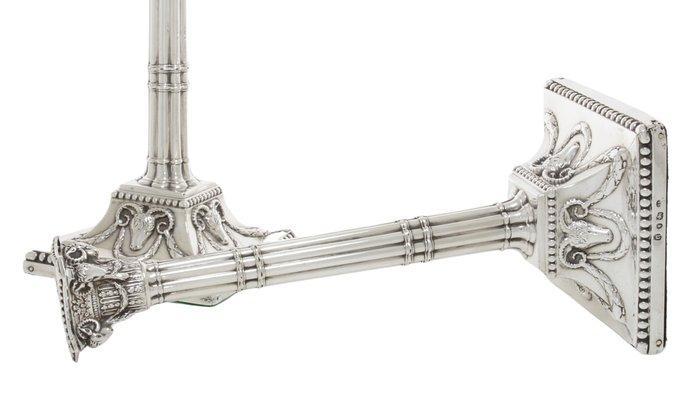 Kaarsenhouder (2) - .925 zilver - Kandelaars 1772 32 cm, Antiek en Kunst, Antiek | Zilver en Goud