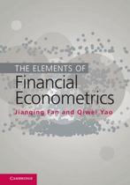 The Elements of Financial Econometrics 9781107191174, Boeken, Verzenden, Zo goed als nieuw, Fan Jianqing